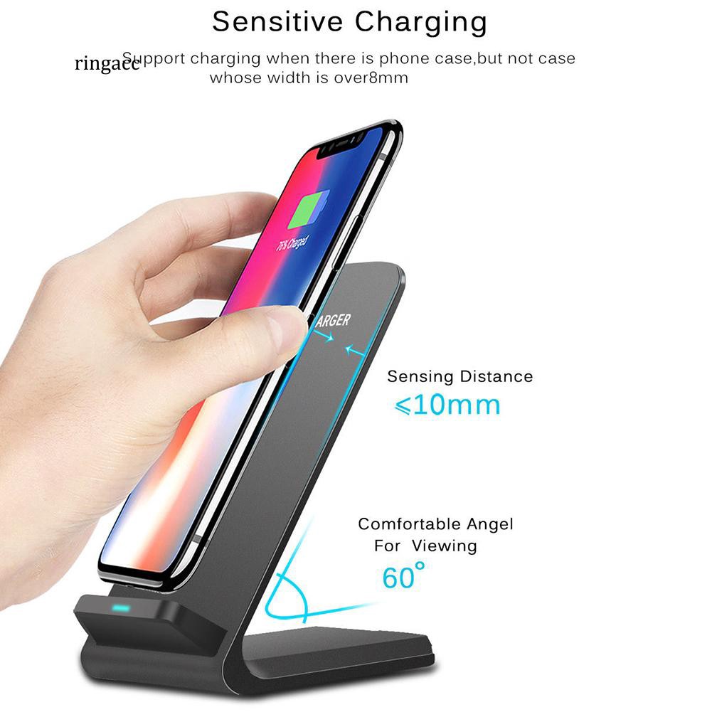 Đế sạc điện thoại nhanh chóng không dây tiện lợi kèm phụ kiện