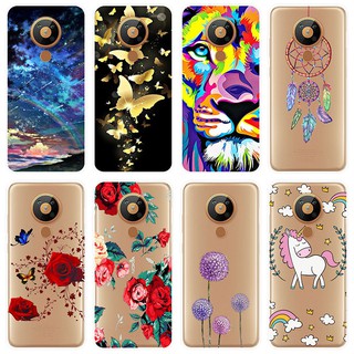 Ốp điện thoại silicon TPU mềm họa tiết hoạt hình chất lượng cho Nokia 5.3