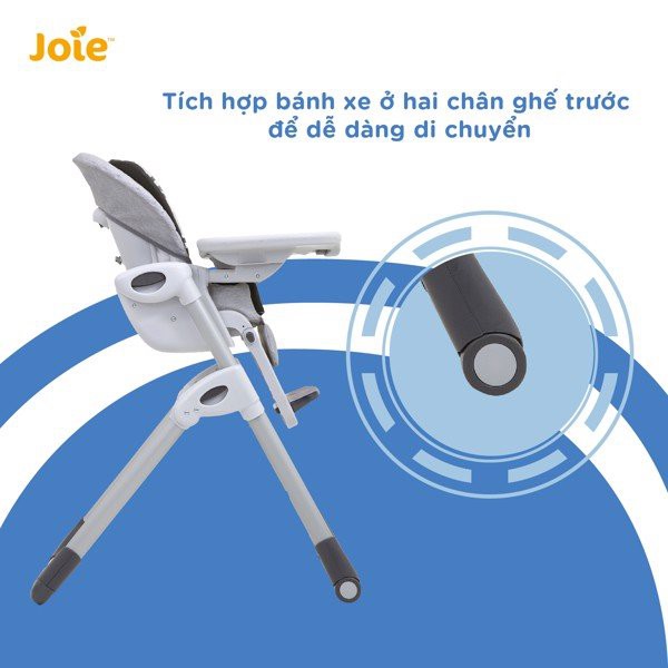 Ghế ăn trẻ em Joie Mimzy 2in1 là ghế ăn được thiết kế rất tiện dụng, để bé có thể sử dụng từ 6 tháng đến 15kg