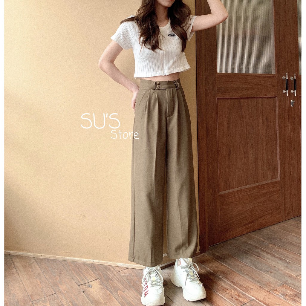 Quần culottes vải âu 2 cúc Q364 SUSTORE
