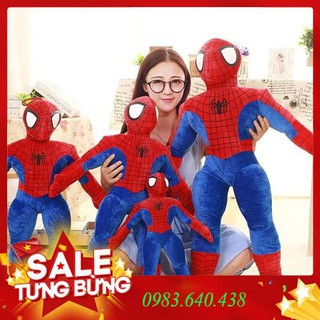 Gấu bông gối ôm siêu nhân người nhện đủ size