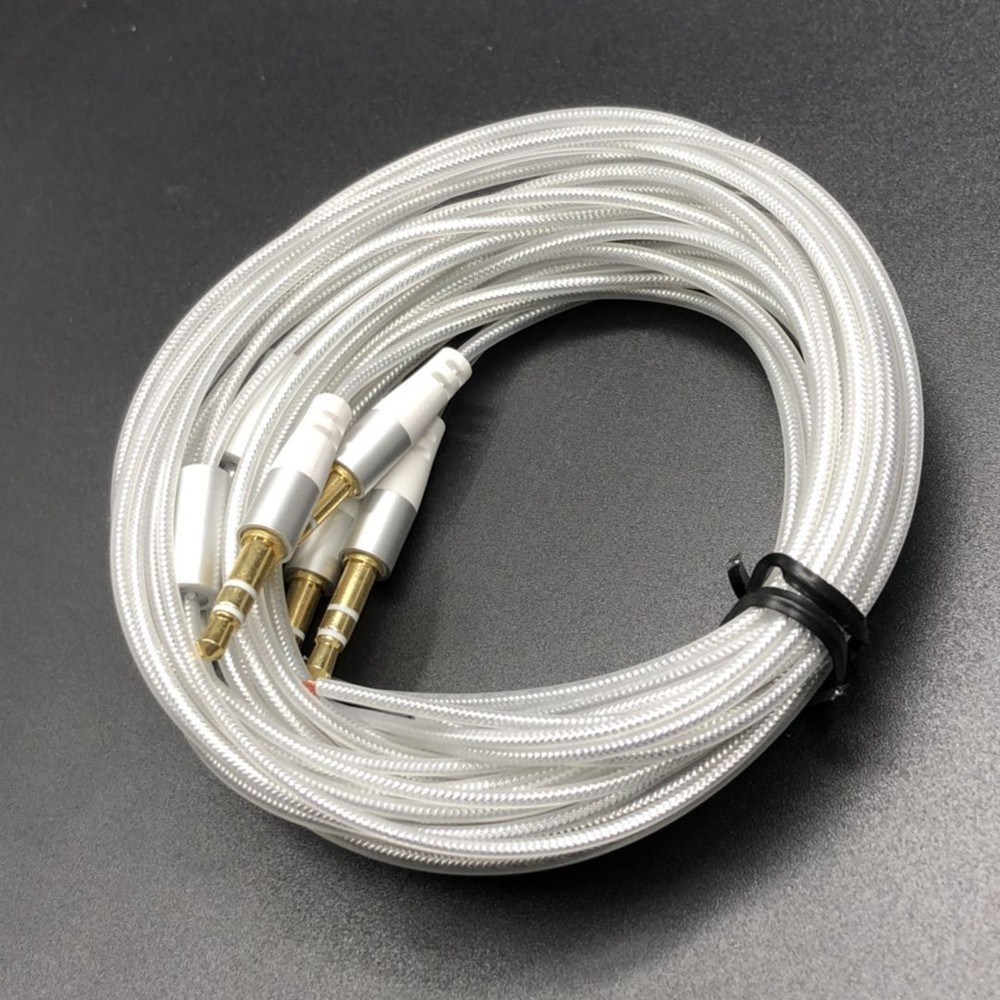 Bộ 2 dây cáp tai nghe 1.3M 18 lõi hợp kim nhôm tự làm
