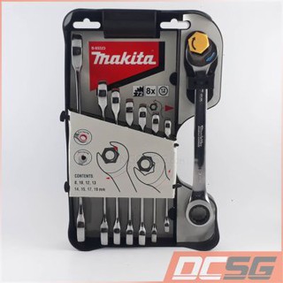 Bộ cờ lê vòng miệng tự động makita b-65523