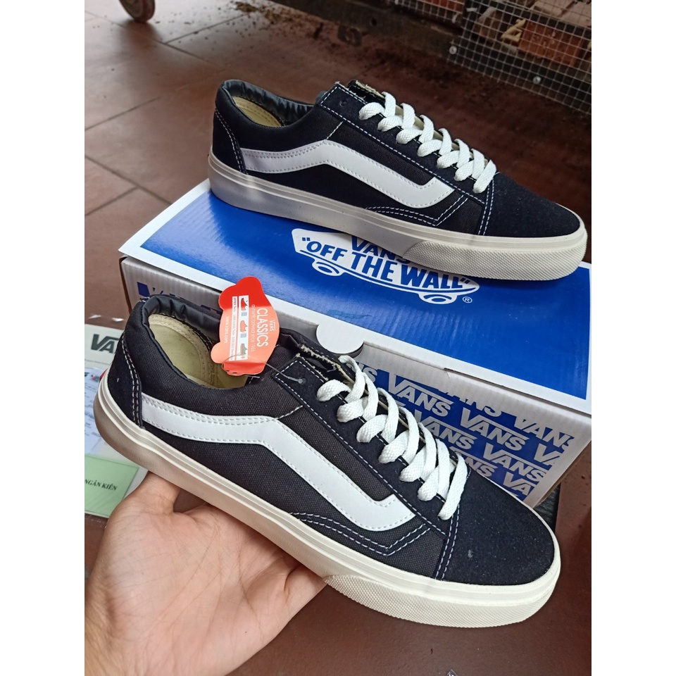 Giày lười 🧡 giá rẻ 🧡 GIÀY VANS OLD SKOOL MÀU ĐEN full box bill đủ size nam nữ | BigBuy360 - bigbuy360.vn