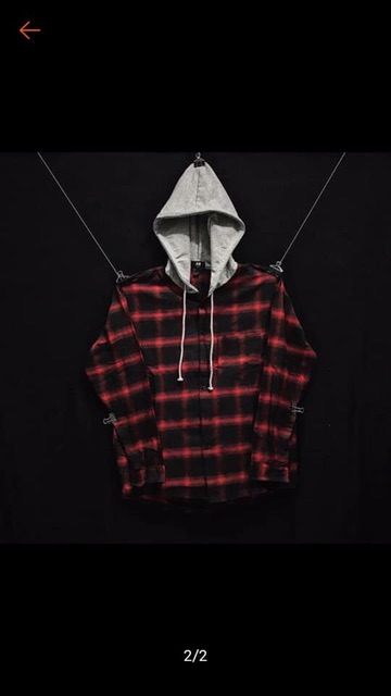 Áo flannel có nón | BigBuy360 - bigbuy360.vn