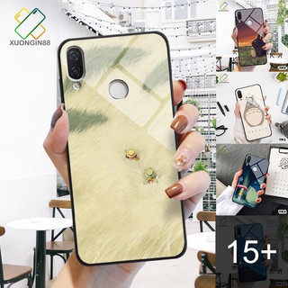 Ốp lưng kính điện thoại Huawei Nova 3i in 3D totoro