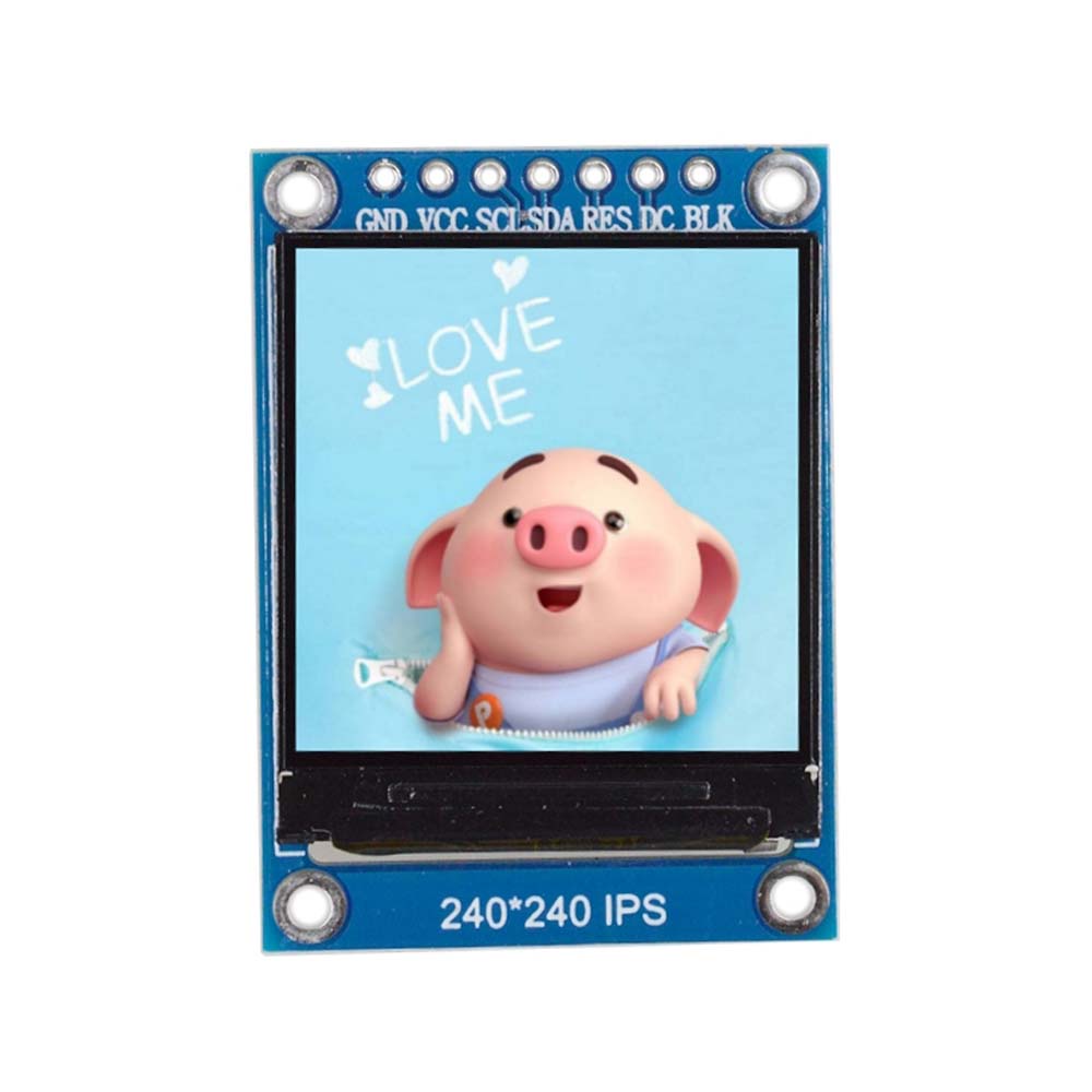 AUGUSTINE SPI LCD Module IPS Display TFT Display Not OLED HD 65K For Arduino 0.96 1.3 1.44 1.8 inch 7P IC 80*160 LCD Screen Board