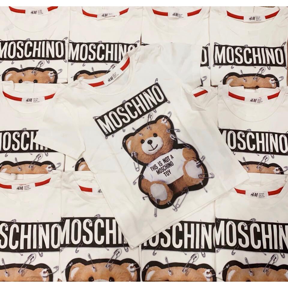 ÁO CỘC TAY GẤU HM MOSCHINO