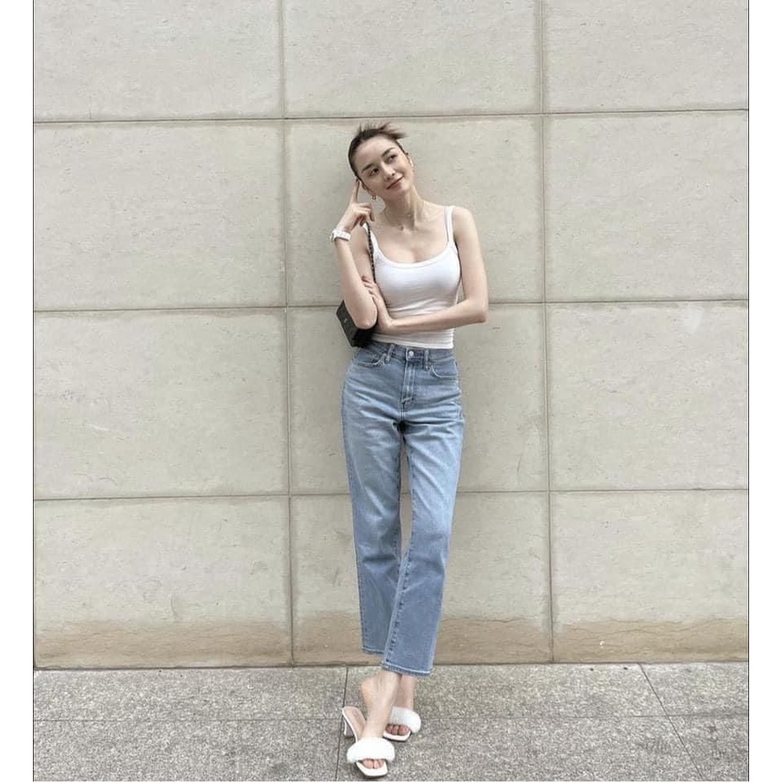 QJN15 - QUẦN JEAN XANH NHẠT SUÔNG ZR CHO NỮ MÃ 3