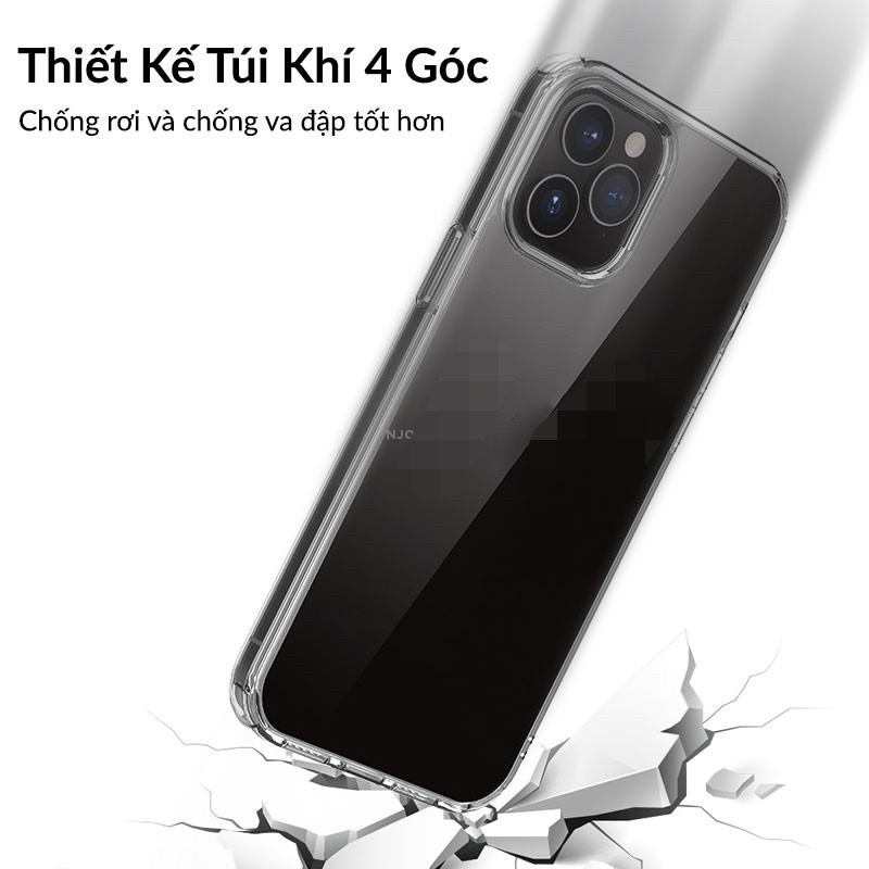 Ốp Trong Suốt Likgus Crystal Chống Ố Vàng Bất Tử Bảo Vệ Camera Viền Dẻo Chống Sốc iPhone 13 Pro Max, 12, 11, X, Xs, 8, 7