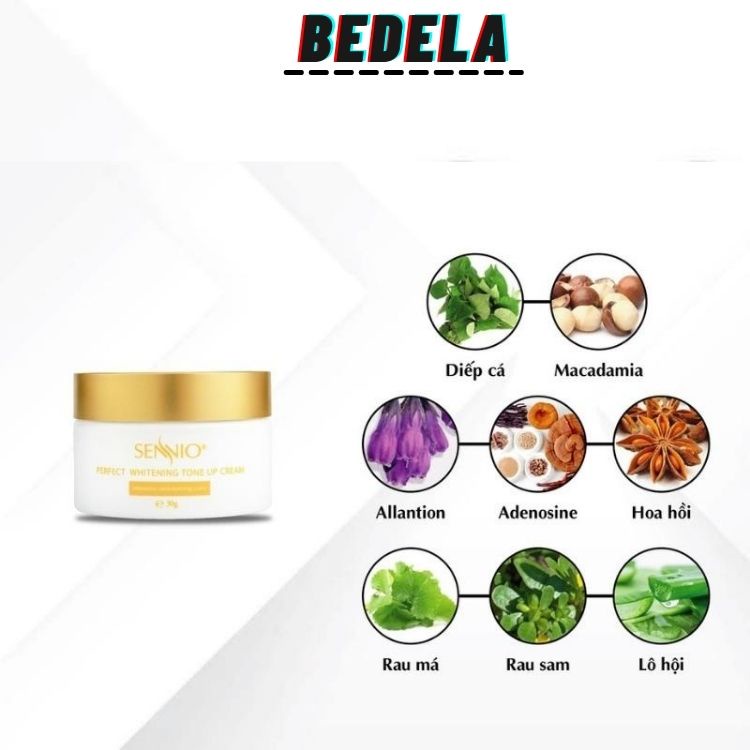 Bộ Kem Chăm Sóc Da Mặt Dưỡng Trắng Hàn Quốc Sennio BDL245 BEDELA