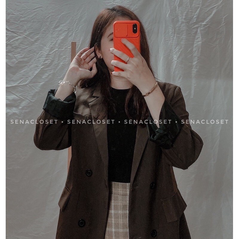ÁO VEST / BLAZER 2 LƠP FORM DÀI STYLE ULZZANG (Ảnh thật/ Video) | BigBuy360 - bigbuy360.vn