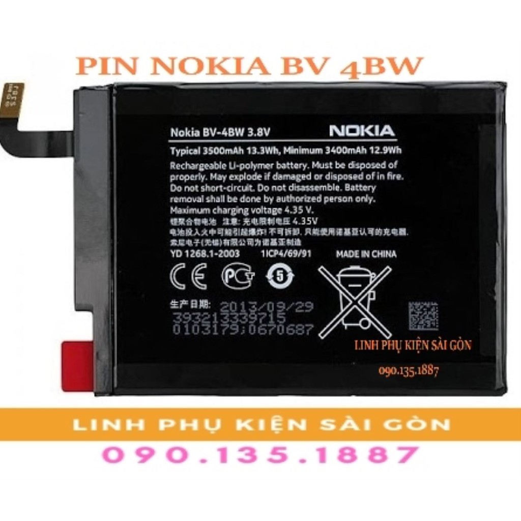 PIN NOKIA BV 4BW