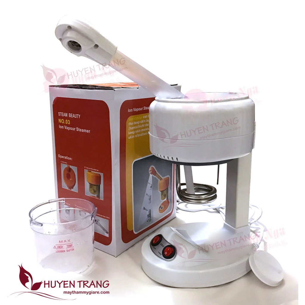 Combo Máy Xông Hơi DT03 Và Máy Hút Mụn + Phun Sương LUS03 - Thẩm Mỹ Huyền Trang