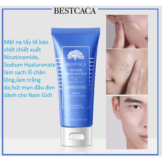 Mặt nạ tẩy tế bào chết làn trắng da,giảm mụn đầu đen và kiềm dầu dành cho Nam giới