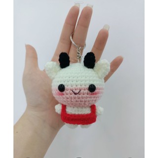 [Hot] Móc khóa thú len bò sữa siêu đáng yêu 🐮