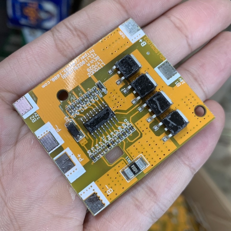 Mạch bảo vệ pin 3S 25A BMS vàng chung cổng sạc xả thanh lý