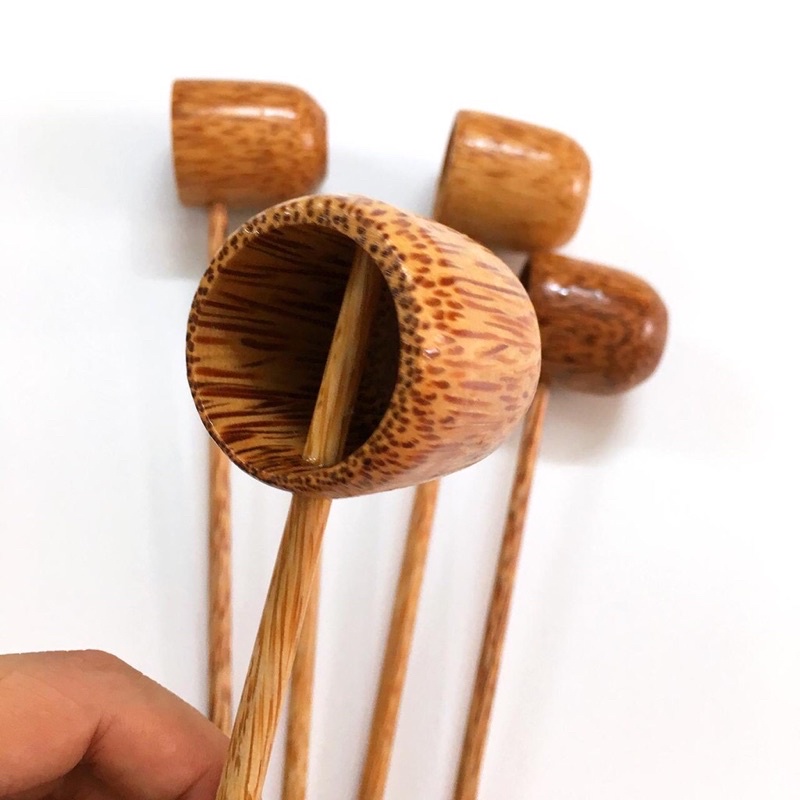 Gáo múc rượu, nước mắm, gáo múc tương bằng gỗ loại dày đẹp