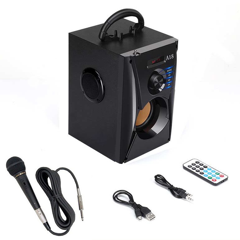 Loa bluetooth mini karaoke KAW K600/k500 Công Suất Lớn Âm thanh chất lượng, Bass trầm, Tặng MICRO