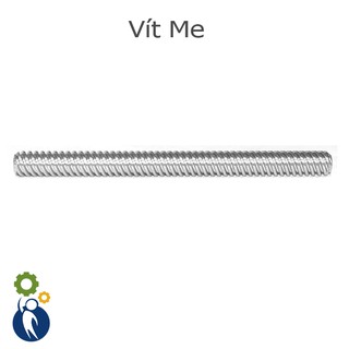 Thanh Vít Me Bước 8 đường kính thanh 8mm (không kèm đai ốc)