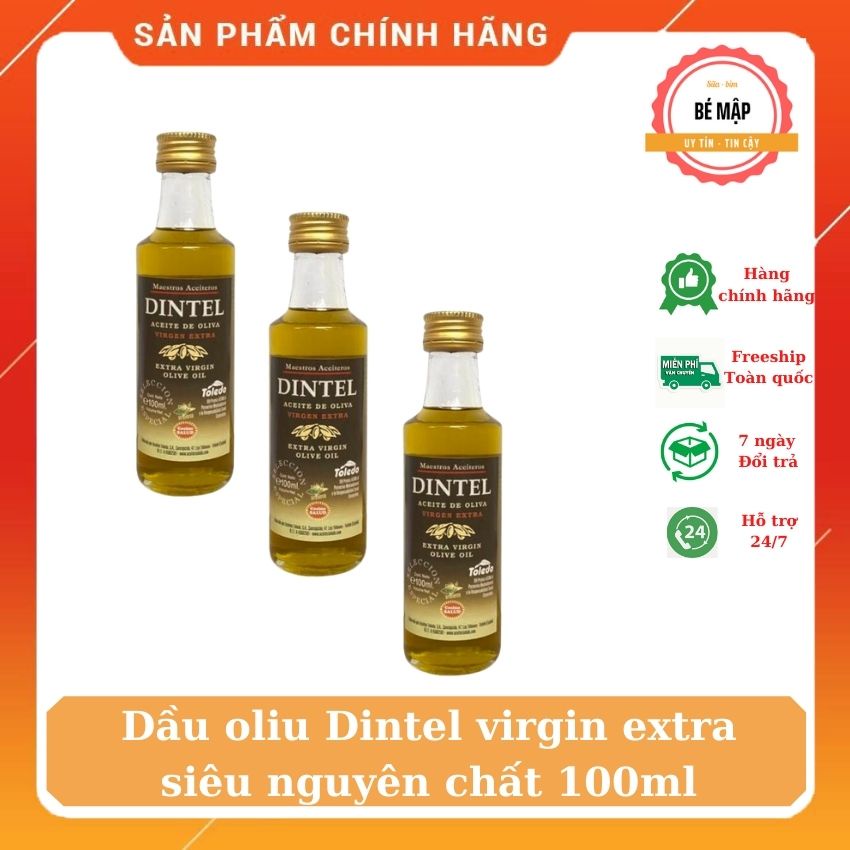 Dầu oliu Dintel virgin extra 100ml