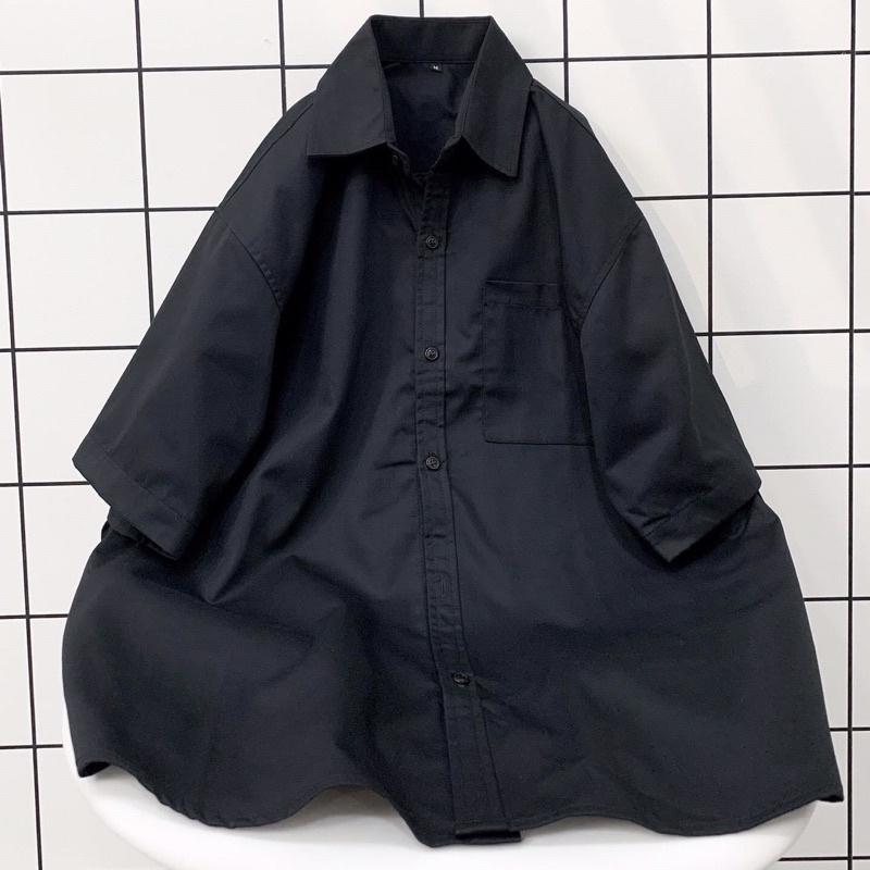 SƠ MI MET FORM NAM NỮ OVERSIZE UNISEX