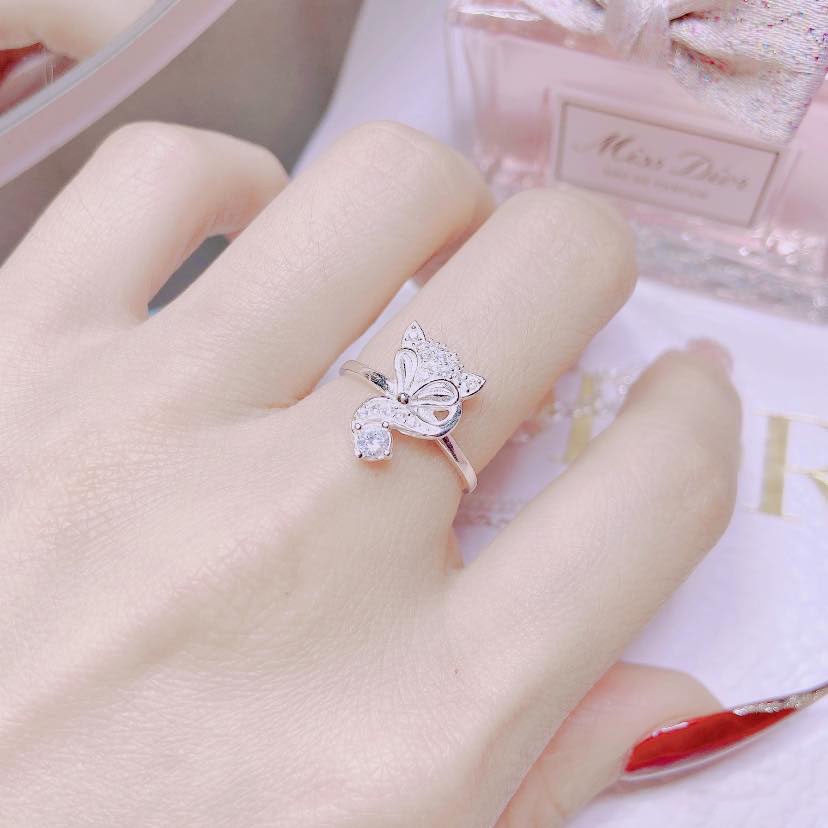 Nhẫn hồ ly , cải thiện tình duyêN TÀI LỘC , BẠC 925 - TÂN BẠC STORE