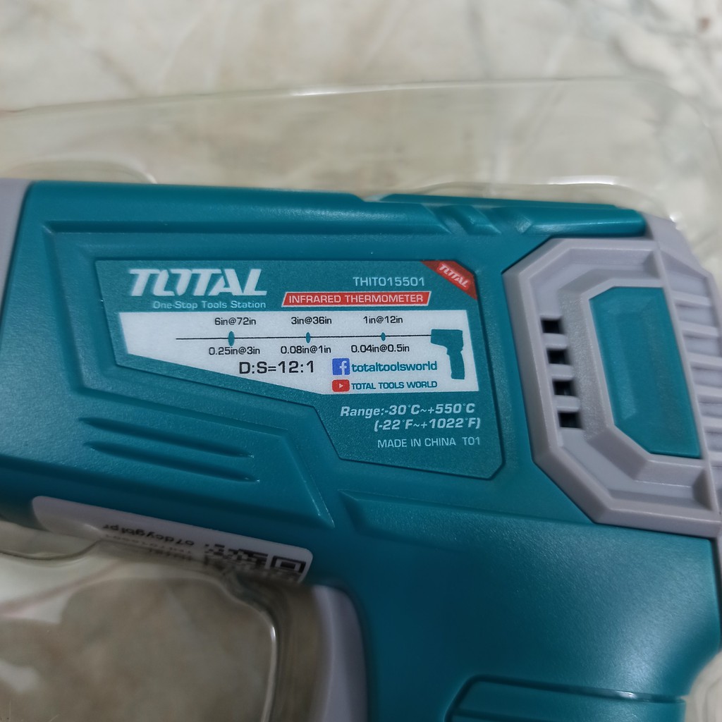 Máy đo nhiệt kế hồng ngoại Total THIT015501