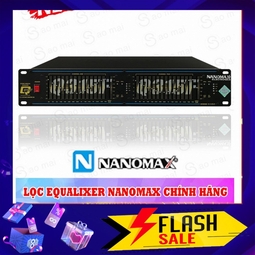 Đầu Lọc Xì Equalizer 32 cần chỉnh Nanomax Q-315F Chất Âm Chuẩn