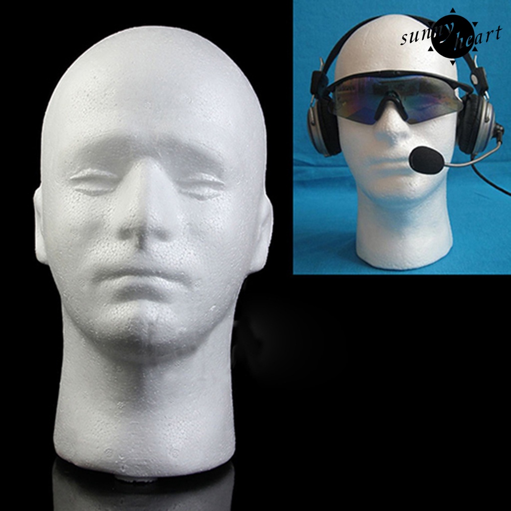 Mô Hình Đầu Người Giả Bằng Xốp Bền Bỉ Trọng Lượng Nhẹ