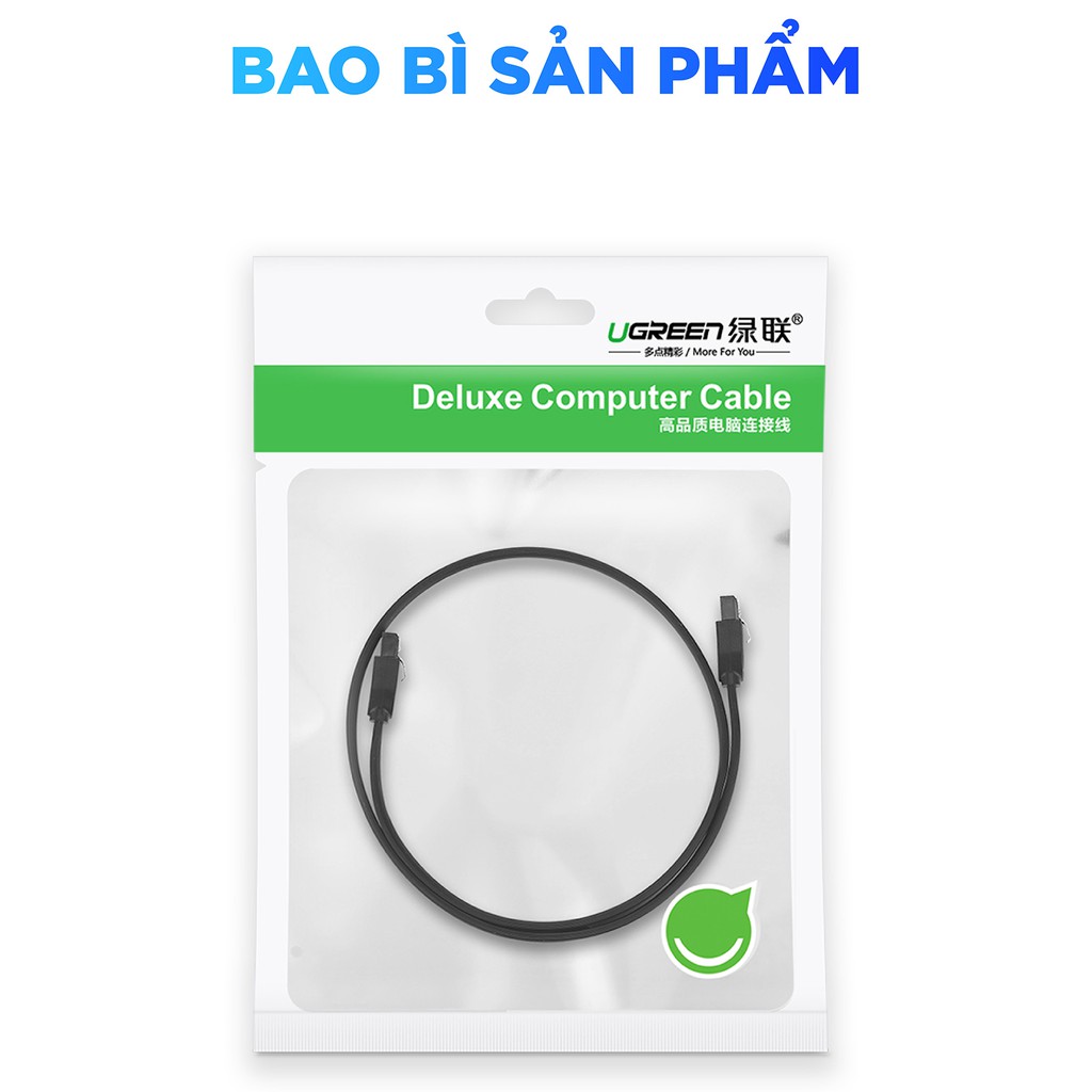 Cáp SATA 3.0 tốc độ truyền tải cao 6Gb/s dài 0.5m UGREEN US217 - Hàng phân phối chính hãng - Bảo hành 18 tháng | WebRaoVat - webraovat.net.vn