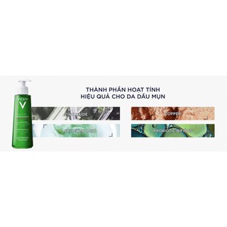 Sữa rửa mặt Vichy Normaderm phytosolution gel cho da dầu da mụn