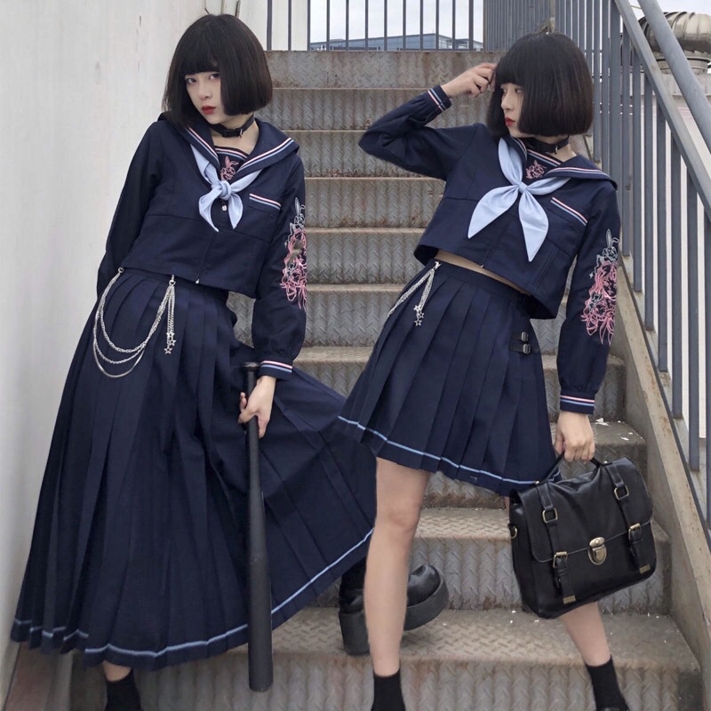 [Order] YAS0812 - Set đồng phục Nhật seifuku thỏ đào ngọt ngào