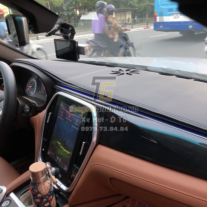 Thảm da Taplo Vinfast Lux A2.0 vân Carbon cao cấp