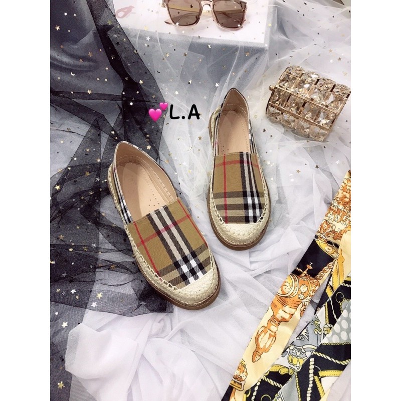 Giày slipon bbr viền cói