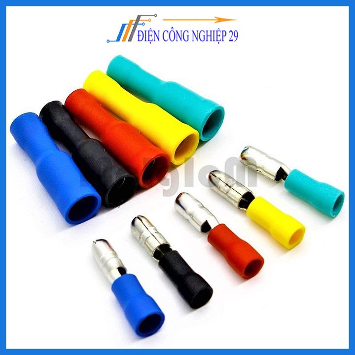 (100 chiếc)Đầu Cos đực cái MPD FRD 1.25-156, Đầu cos dây điên, cos đầu đạn, bộ đầu cos đực cái