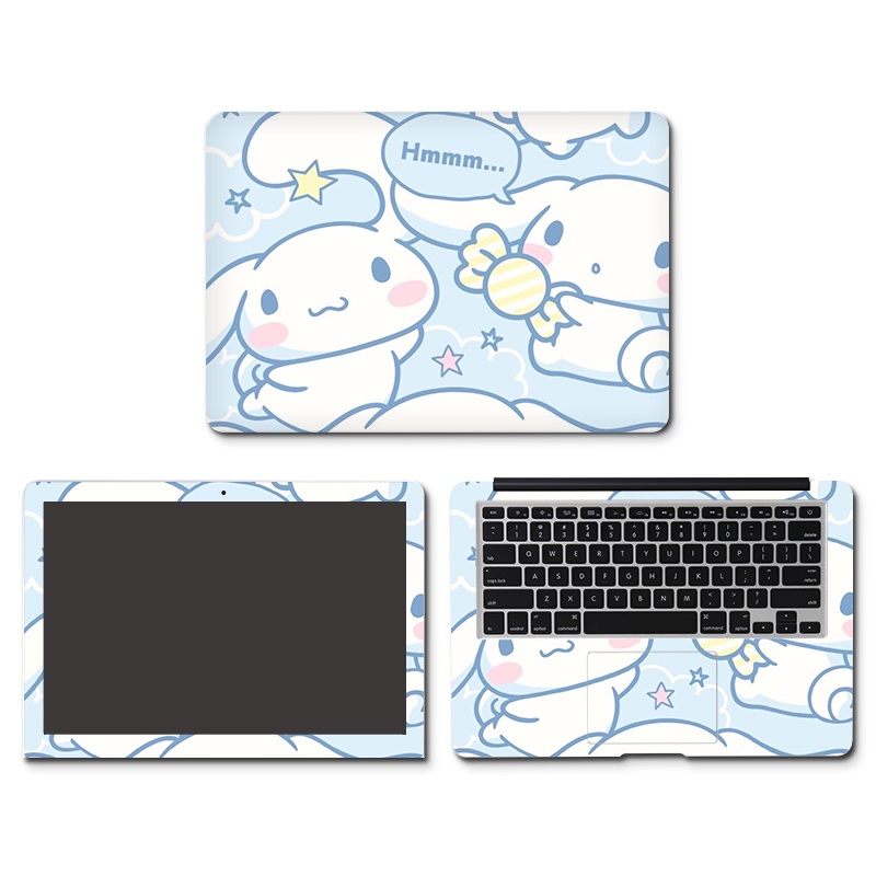 3 cái DIY Laurel Dog Máy tính xách tay Da Máy tính xách tay Dán máy tính xách tay 10-17 inch Đề can trang trí máy tính xách tay cho Dell, Lenovo, Huawei