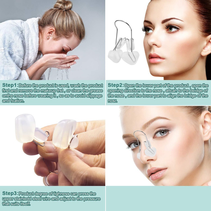 Dụng Cụ Kẹp Nâng Mũi Bằng Silicone Tiện Dụng