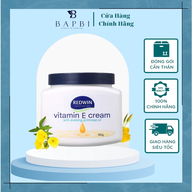 Kem Body Dưỡng Da Redwin Vitamin E Cream 300g