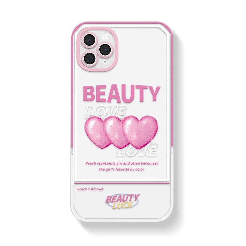 Ốp lưng iphone Ốp Điện Thoại Kèm Giá Đỡ Tàng Hình Cho iphone13Pro 11 / 12Promax xs / xr Dinuo case