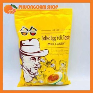 [Siêu Hot] 1 túi vị trứng muối- Kẹo sữa chua ông già Đài Loan gói to 360gr