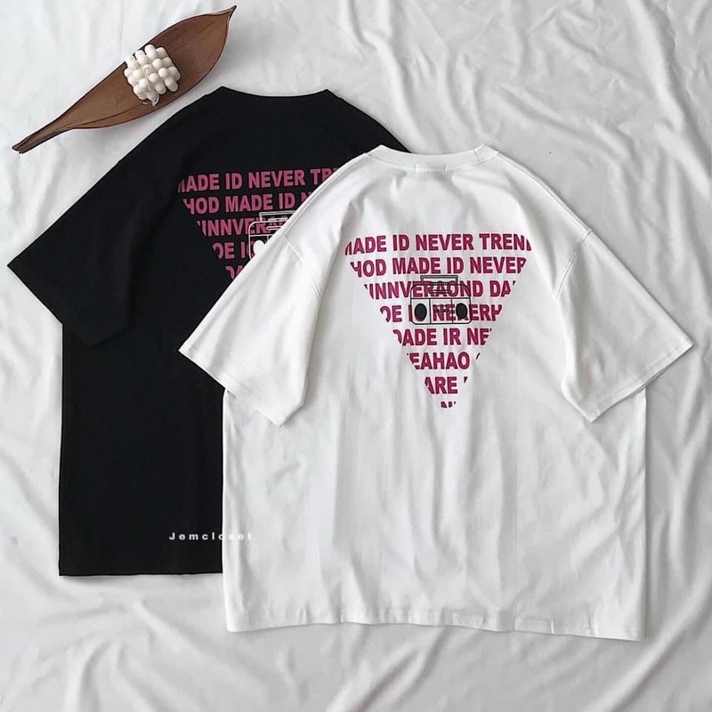 Áo phông made id never in hai mặt TT11