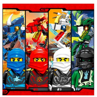Bộ Đồ Chơi Lego Xếp Hình Lego Ninja Cho Bé Ninjago Nhựa ABS An Toàn (Cỡ vừa 90 - 100 mảnh) - Dreamworld