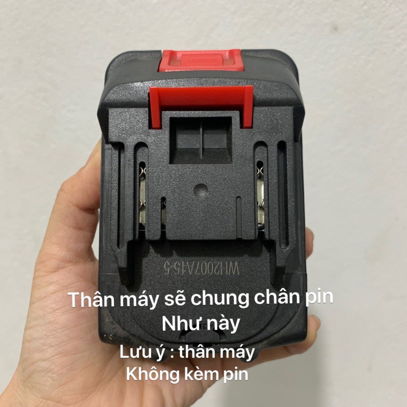 Thân máy cưa xích chạy pin lam dài 10cm cắt cành cây