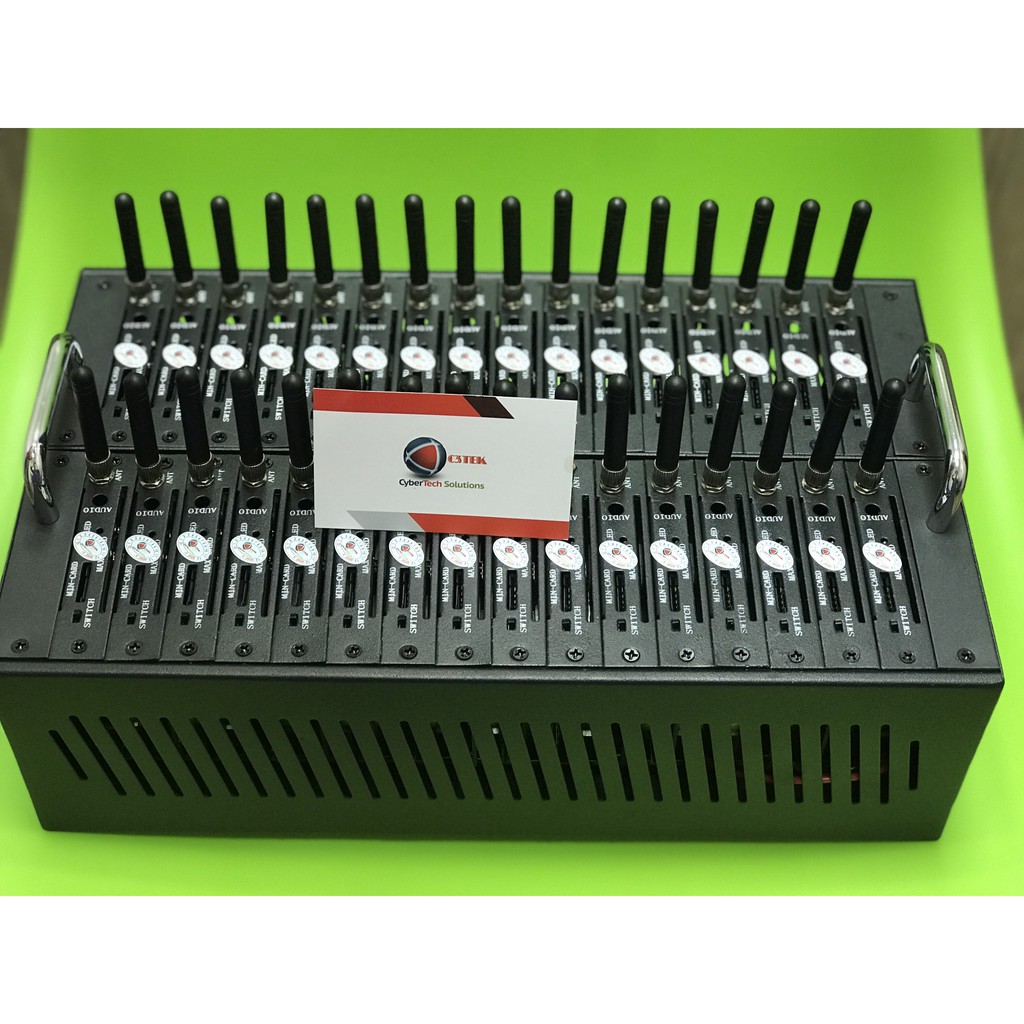 Modem GSM 16/32/64 Ports / Phát sinh cước 4G - C3TEK STORE