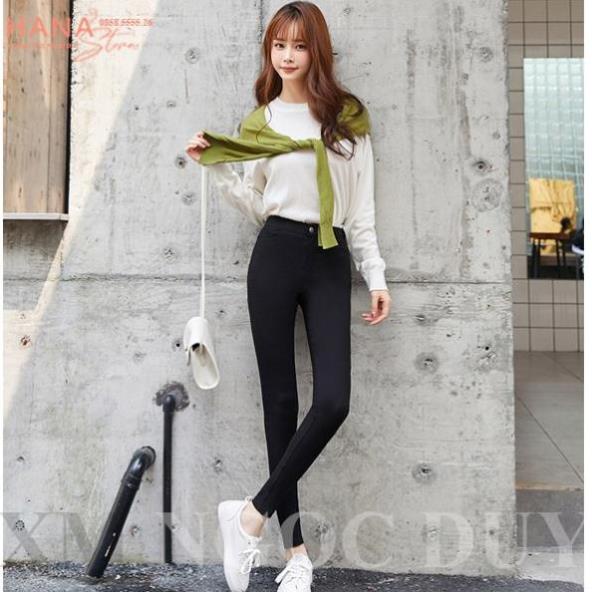 Quần legging nữ (Hàng đẹp loại 1) cạp cao co giãn