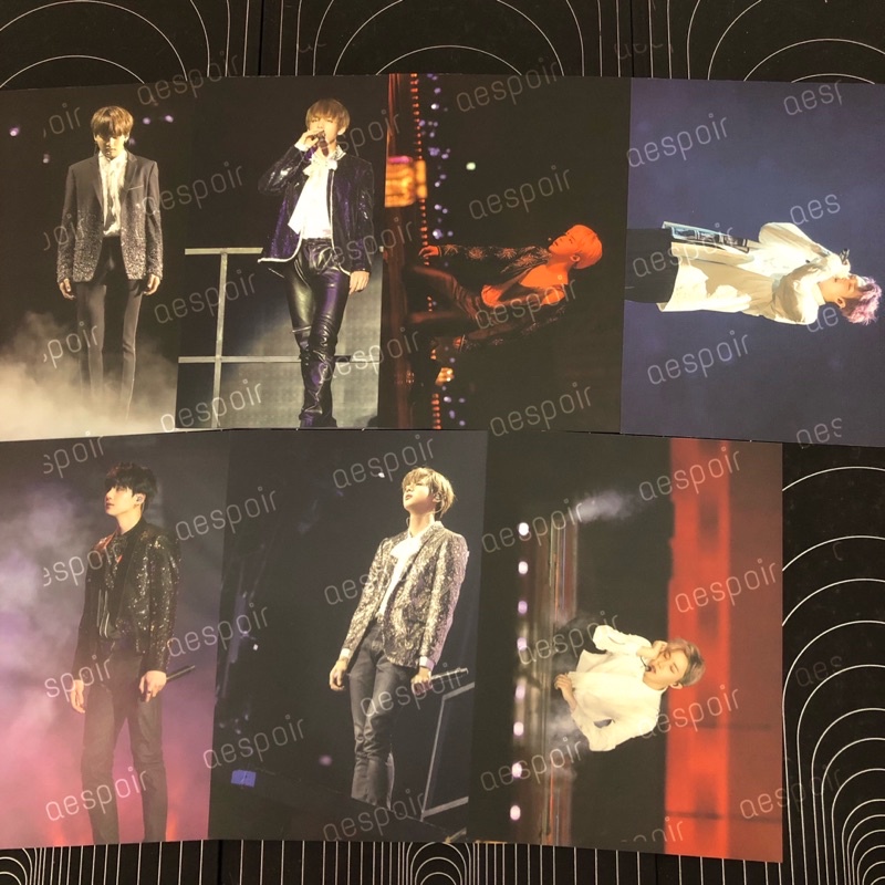 Ảnh BTS the wings tour postcard hàng chính hãng