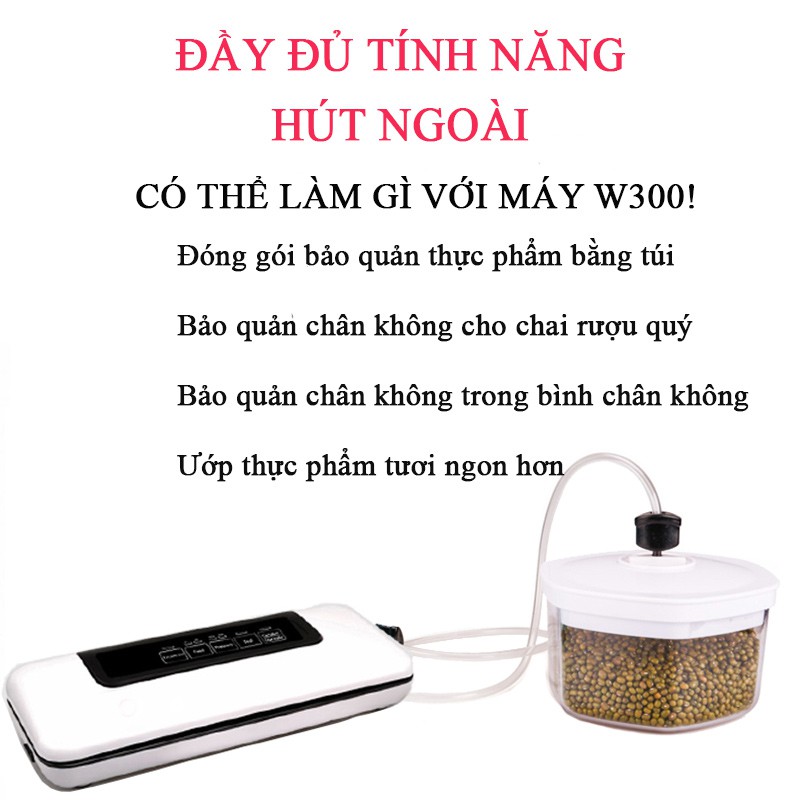 Máy Hút Chân Không Thực Phẩm W300 Cao Cấp