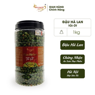 Đậu hà lan tỏi ớt chuẩn giòn thơm ngon hộp 1kg da1kgj11