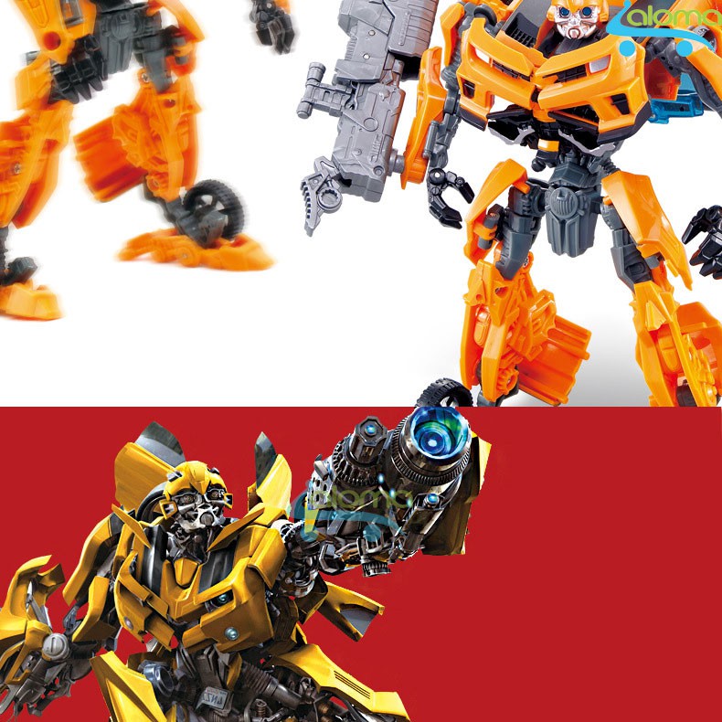 Robot biến hình ôtô Transformer cao 20cm mẫu Optimus hoặc Bumble Bee